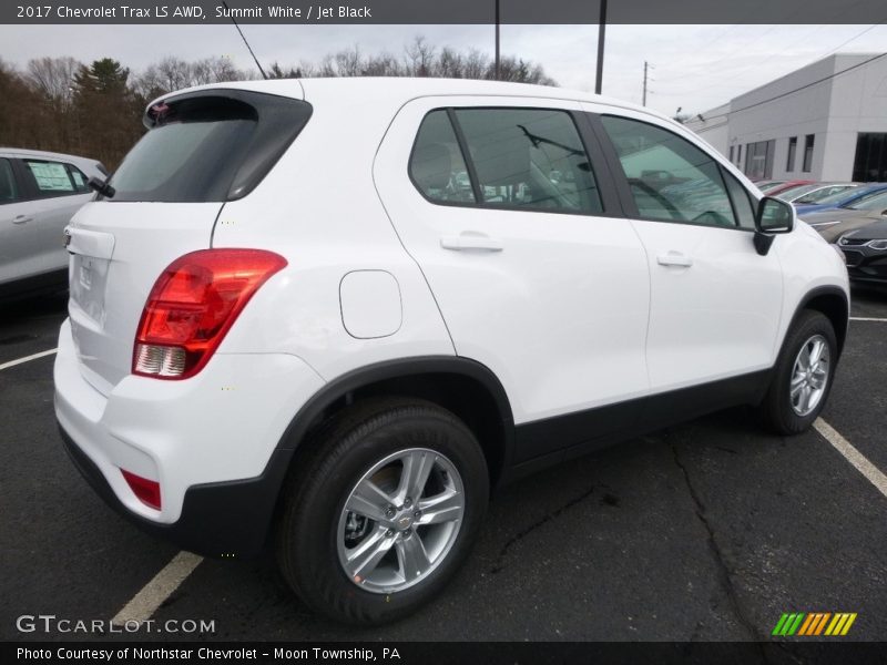 Summit White / Jet Black 2017 Chevrolet Trax LS AWD