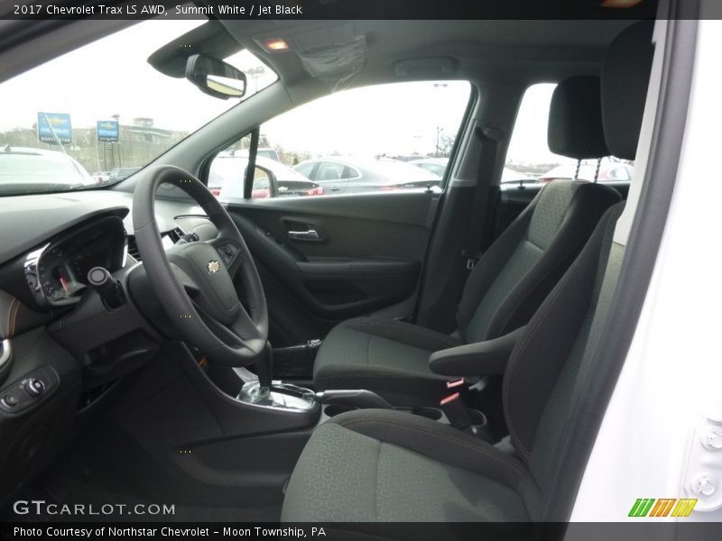 Summit White / Jet Black 2017 Chevrolet Trax LS AWD