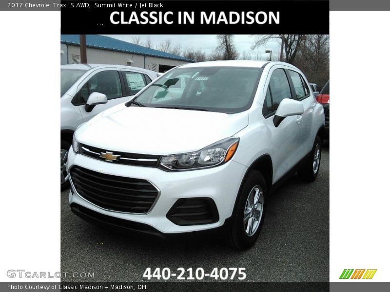 Summit White / Jet Black 2017 Chevrolet Trax LS AWD