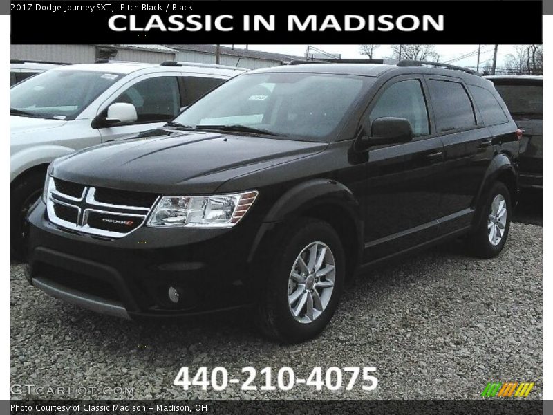 Pitch Black / Black 2017 Dodge Journey SXT
