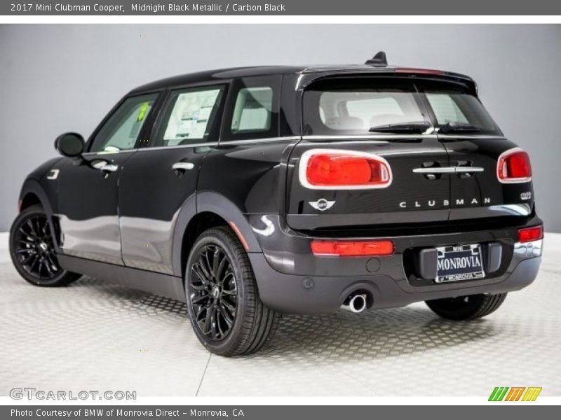 Midnight Black Metallic / Carbon Black 2017 Mini Clubman Cooper