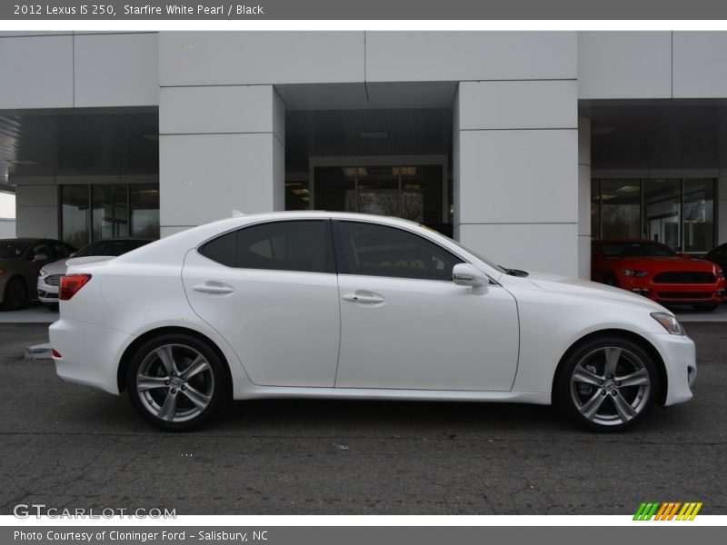 Starfire White Pearl / Black 2012 Lexus IS 250