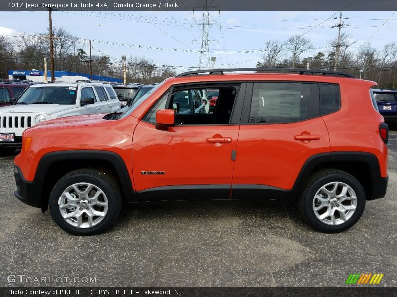 Omaha Orange / Black 2017 Jeep Renegade Latitude 4x4