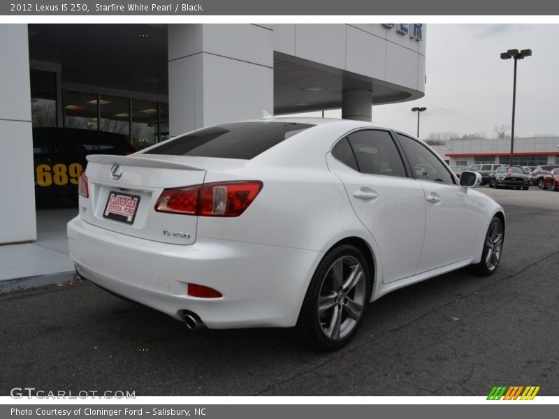 Starfire White Pearl / Black 2012 Lexus IS 250