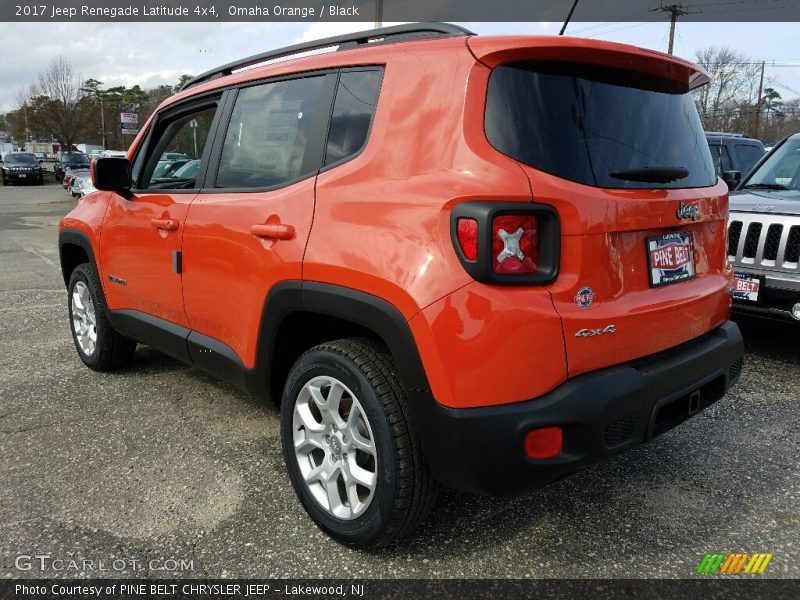 Omaha Orange / Black 2017 Jeep Renegade Latitude 4x4