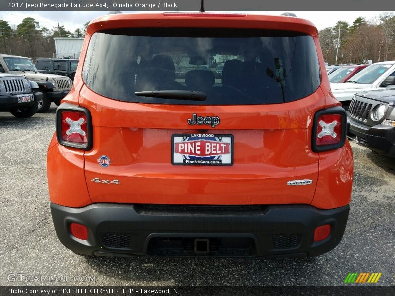 Omaha Orange / Black 2017 Jeep Renegade Latitude 4x4