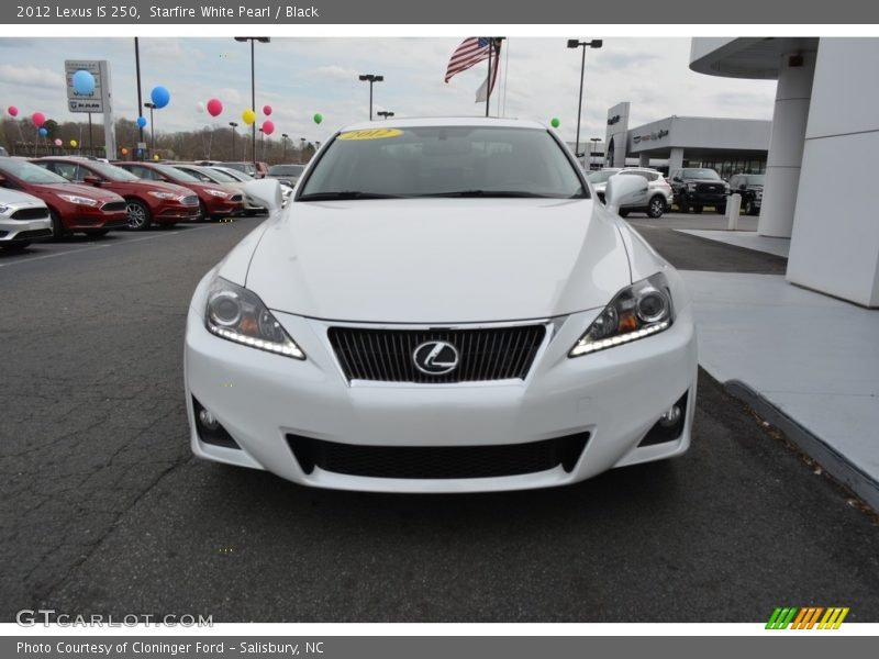 Starfire White Pearl / Black 2012 Lexus IS 250