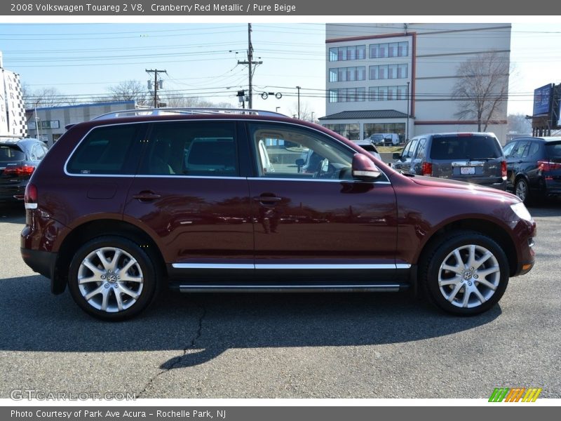 Cranberry Red Metallic / Pure Beige 2008 Volkswagen Touareg 2 V8