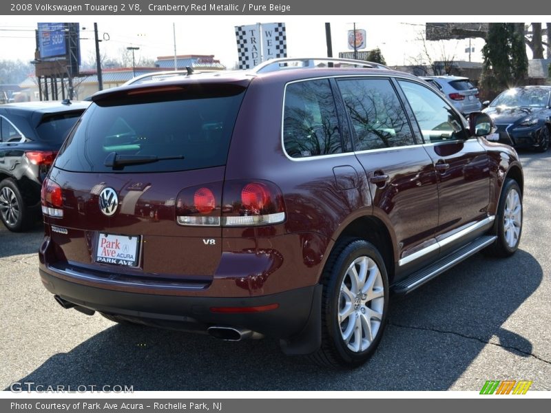 Cranberry Red Metallic / Pure Beige 2008 Volkswagen Touareg 2 V8
