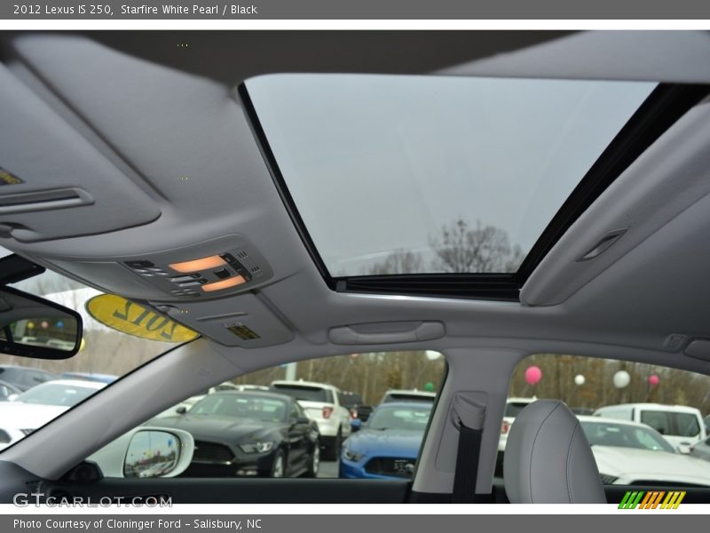 Starfire White Pearl / Black 2012 Lexus IS 250