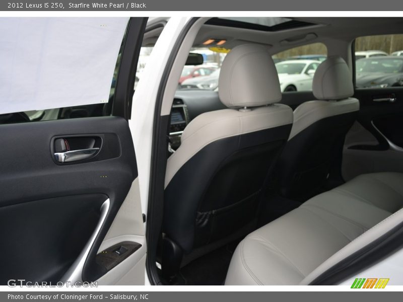 Starfire White Pearl / Black 2012 Lexus IS 250