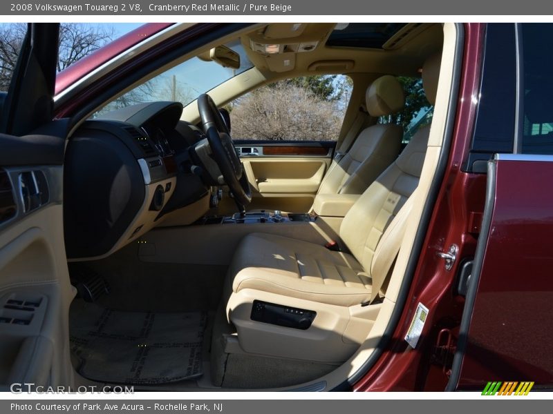 Cranberry Red Metallic / Pure Beige 2008 Volkswagen Touareg 2 V8