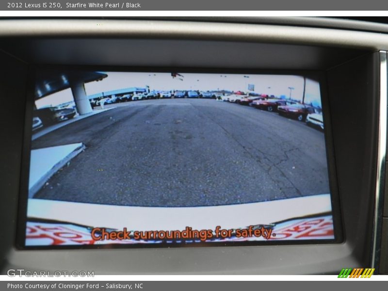 Starfire White Pearl / Black 2012 Lexus IS 250