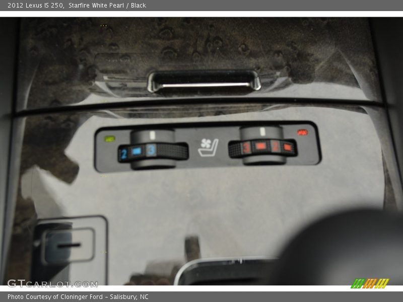 Starfire White Pearl / Black 2012 Lexus IS 250
