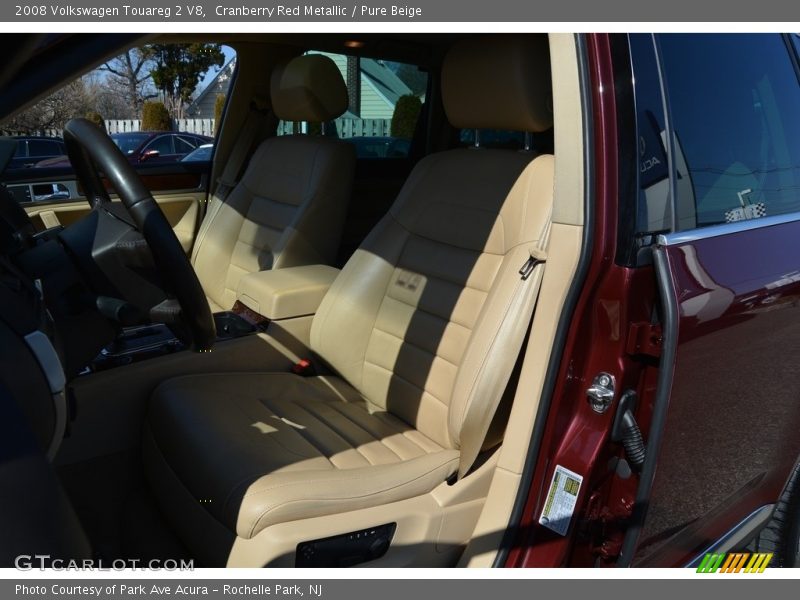 Cranberry Red Metallic / Pure Beige 2008 Volkswagen Touareg 2 V8