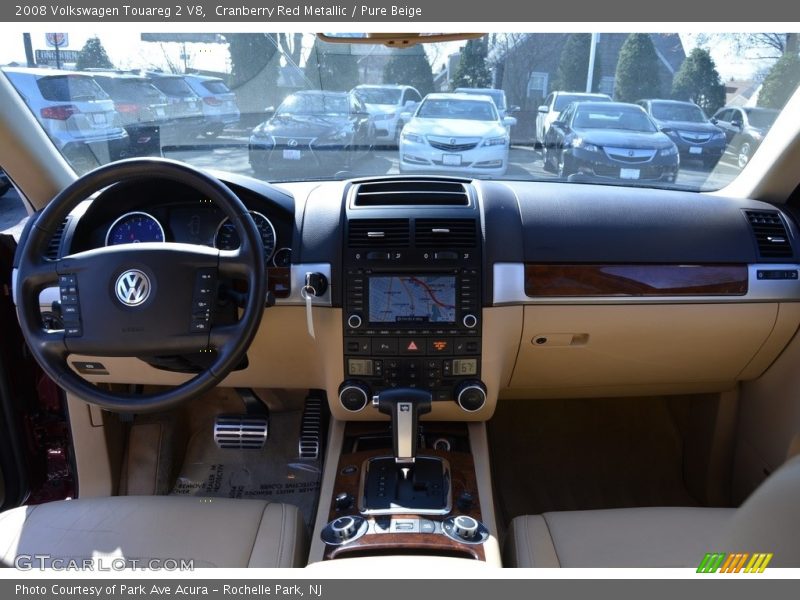 Cranberry Red Metallic / Pure Beige 2008 Volkswagen Touareg 2 V8