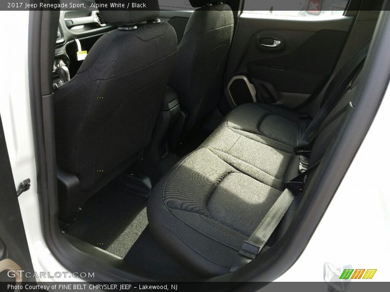Alpine White / Black 2017 Jeep Renegade Sport