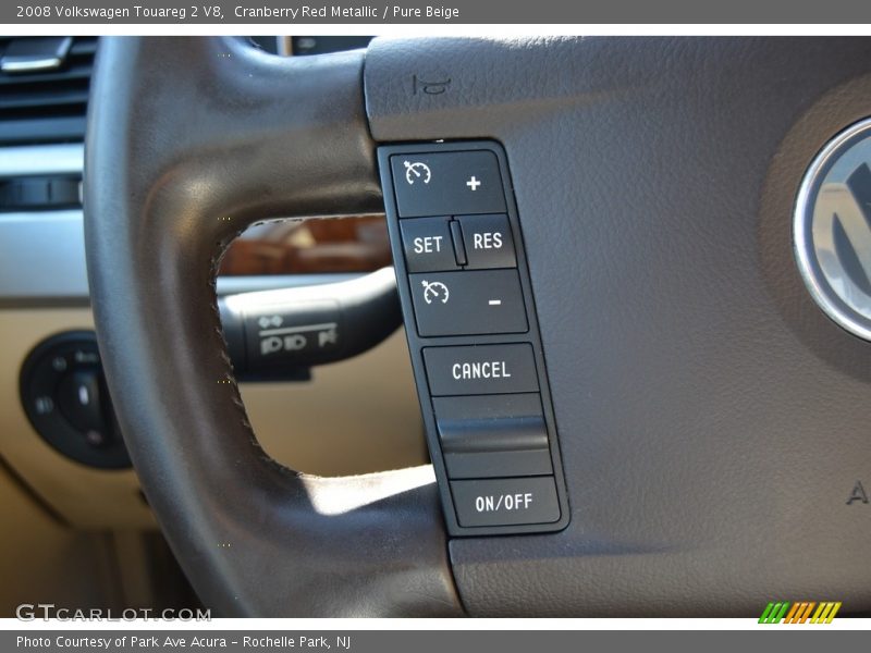 Cranberry Red Metallic / Pure Beige 2008 Volkswagen Touareg 2 V8