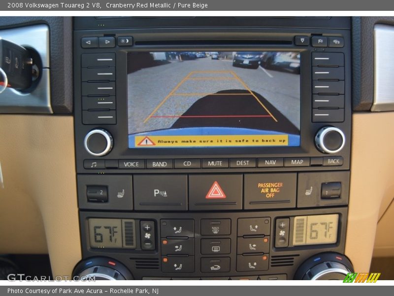 Cranberry Red Metallic / Pure Beige 2008 Volkswagen Touareg 2 V8