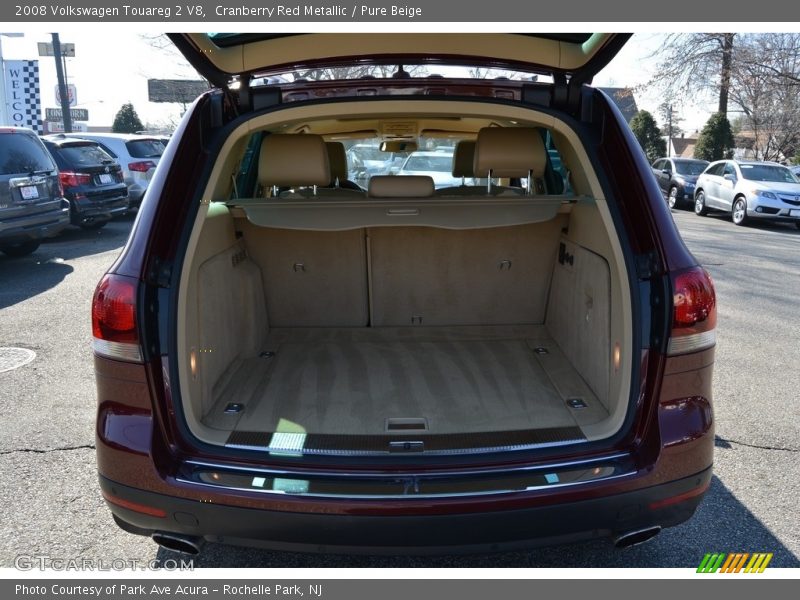 Cranberry Red Metallic / Pure Beige 2008 Volkswagen Touareg 2 V8