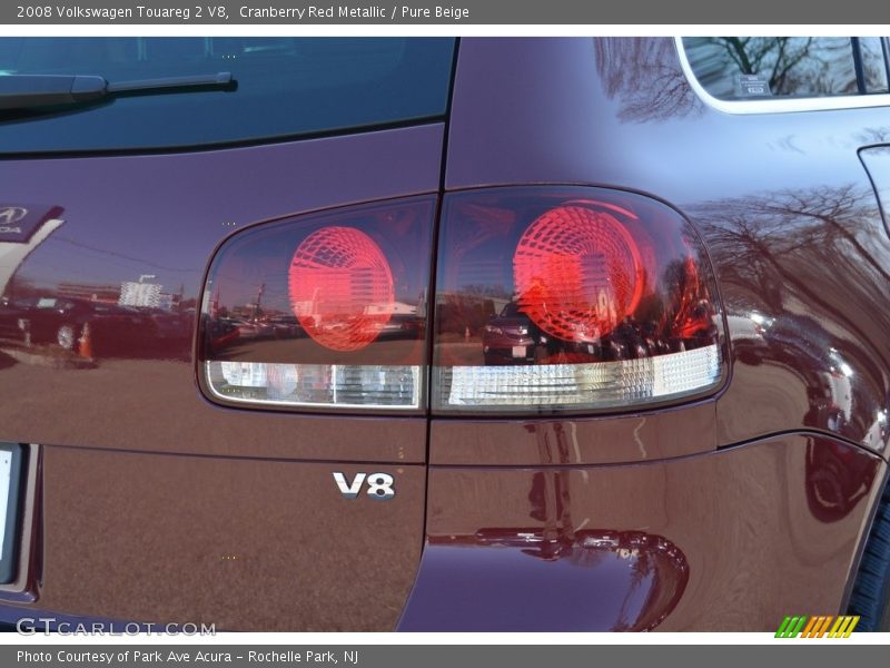 Cranberry Red Metallic / Pure Beige 2008 Volkswagen Touareg 2 V8