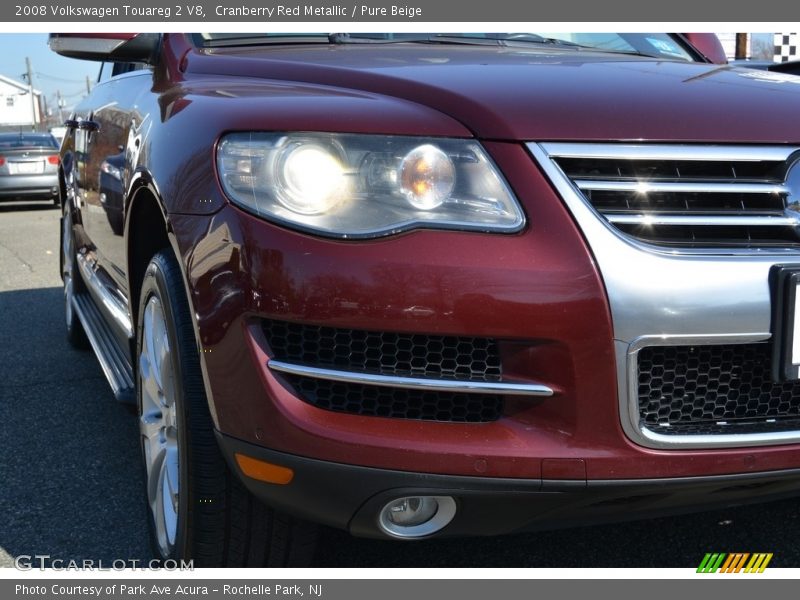 Cranberry Red Metallic / Pure Beige 2008 Volkswagen Touareg 2 V8