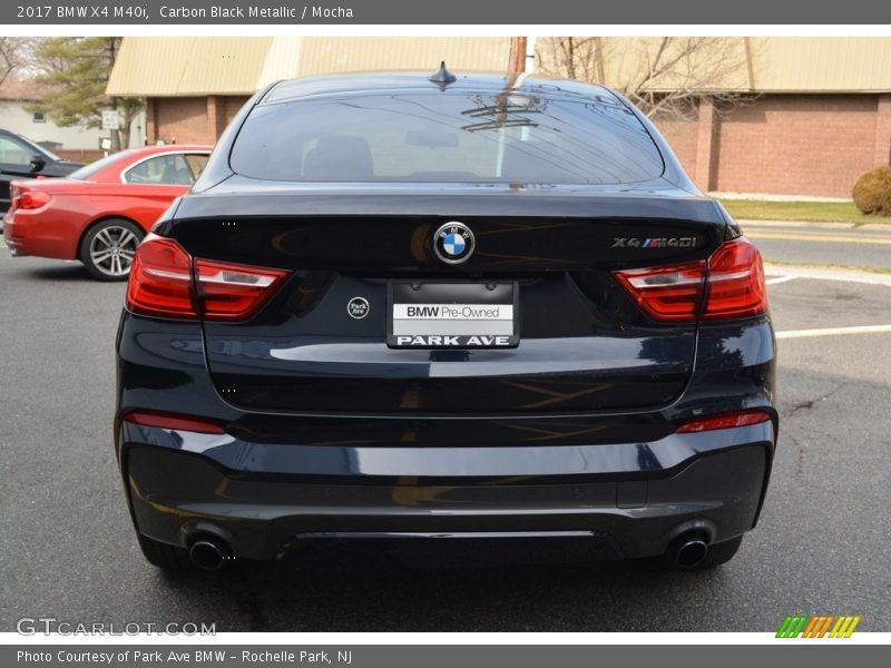 Carbon Black Metallic / Mocha 2017 BMW X4 M40i