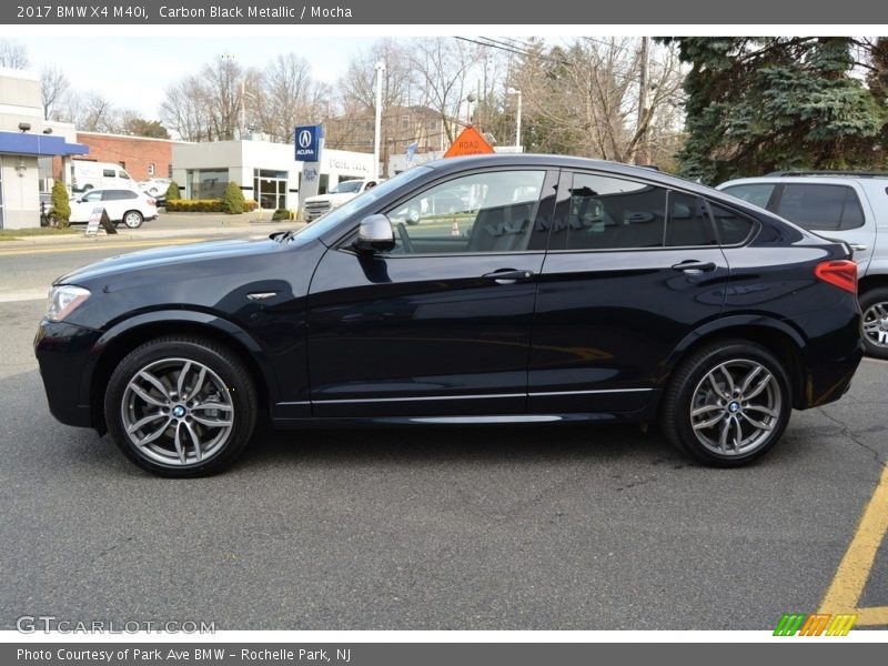 Carbon Black Metallic / Mocha 2017 BMW X4 M40i