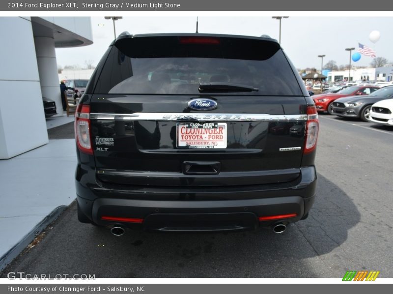 Sterling Gray / Medium Light Stone 2014 Ford Explorer XLT
