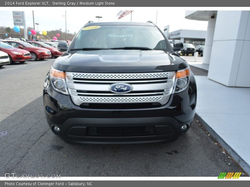 Sterling Gray / Medium Light Stone 2014 Ford Explorer XLT
