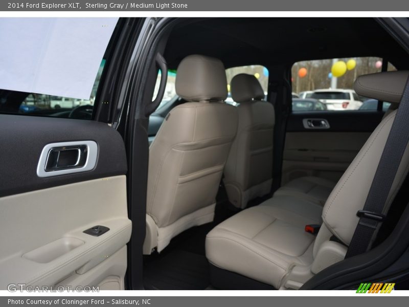 Sterling Gray / Medium Light Stone 2014 Ford Explorer XLT