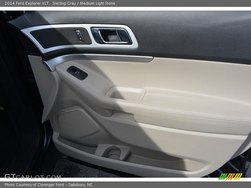 Sterling Gray / Medium Light Stone 2014 Ford Explorer XLT