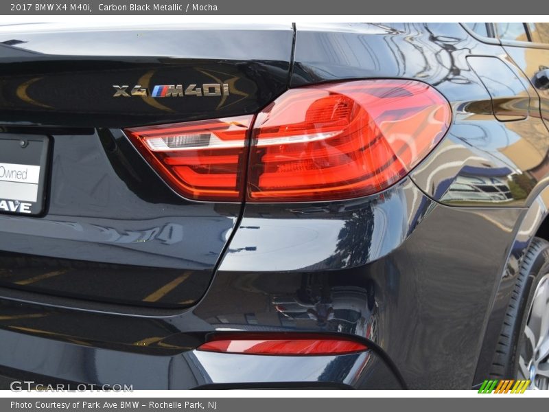 Carbon Black Metallic / Mocha 2017 BMW X4 M40i