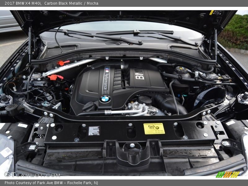  2017 X4 M40i Engine - 3.0 Liter M DI TwinPower Turbocharged DOHC 24-Valve VVT Inline 6 Cylinder