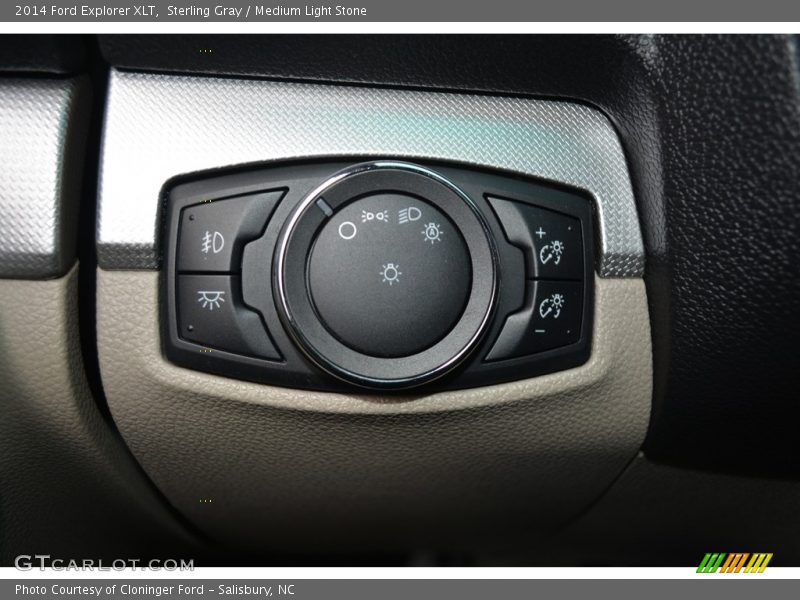 Sterling Gray / Medium Light Stone 2014 Ford Explorer XLT