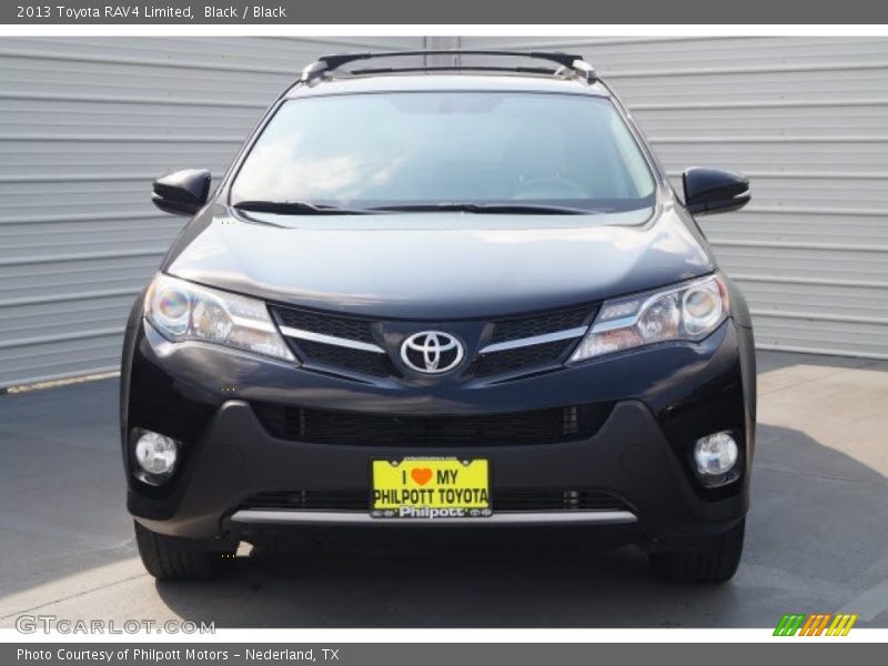 Black / Black 2013 Toyota RAV4 Limited