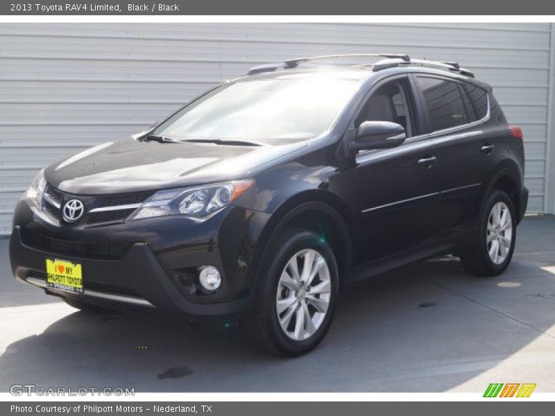 Black / Black 2013 Toyota RAV4 Limited