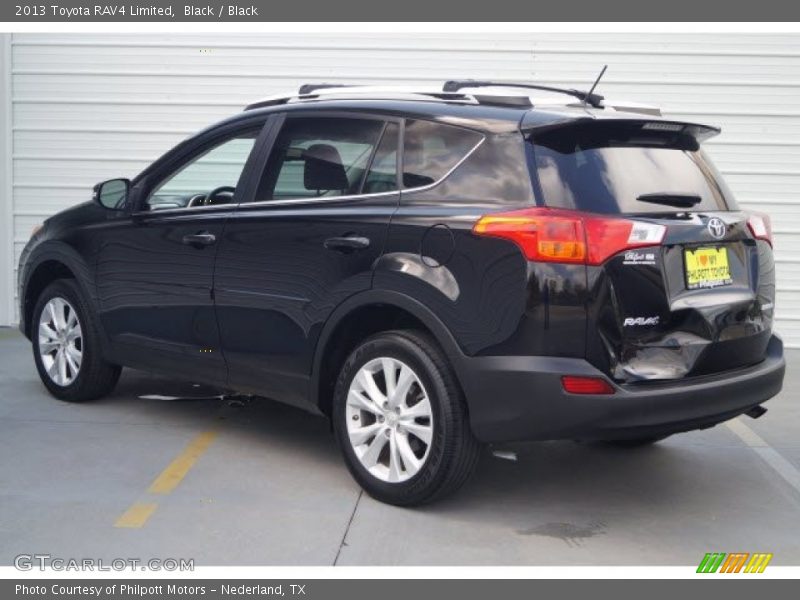 Black / Black 2013 Toyota RAV4 Limited