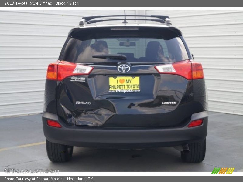 Black / Black 2013 Toyota RAV4 Limited