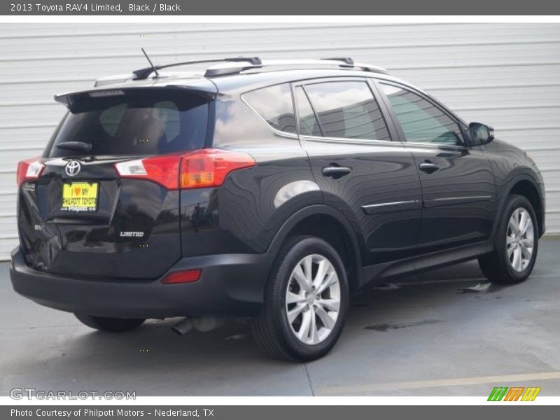 Black / Black 2013 Toyota RAV4 Limited