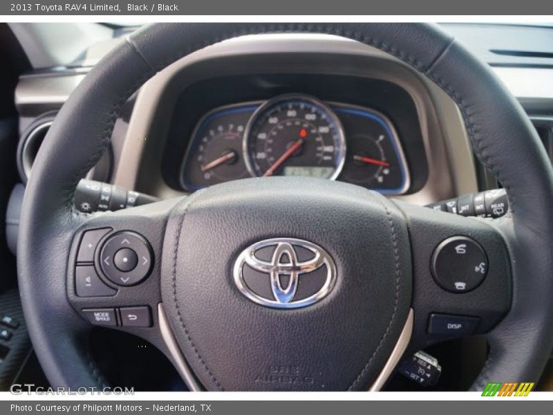 Black / Black 2013 Toyota RAV4 Limited