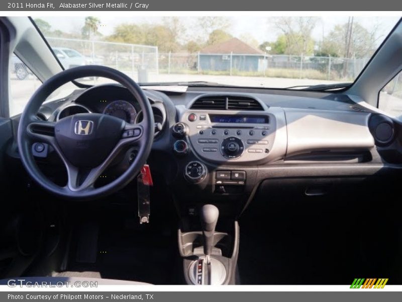 Alabaster Silver Metallic / Gray 2011 Honda Fit