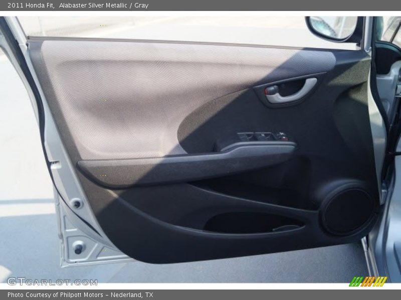 Alabaster Silver Metallic / Gray 2011 Honda Fit
