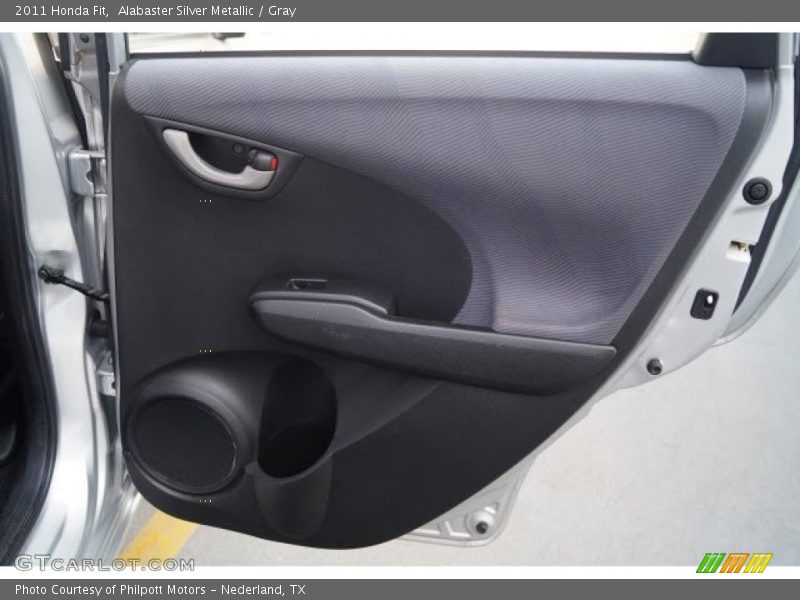 Alabaster Silver Metallic / Gray 2011 Honda Fit