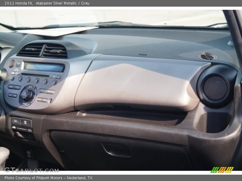 Alabaster Silver Metallic / Gray 2011 Honda Fit
