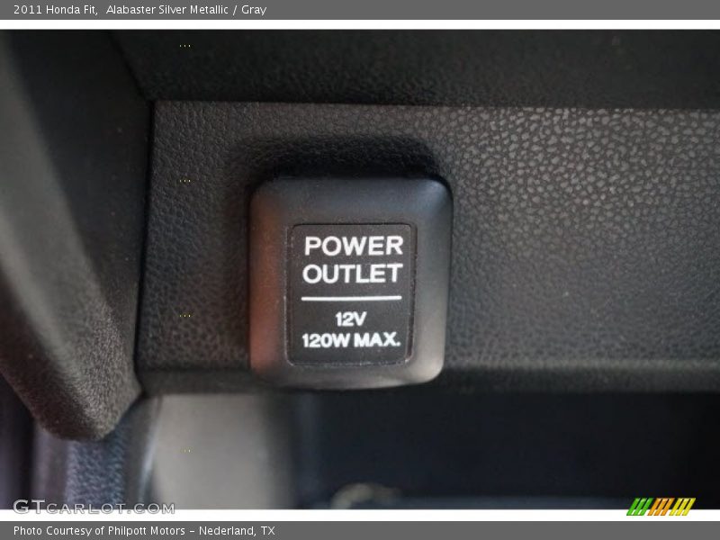 Alabaster Silver Metallic / Gray 2011 Honda Fit