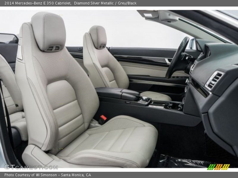 Diamond Silver Metallic / Grey/Black 2014 Mercedes-Benz E 350 Cabriolet