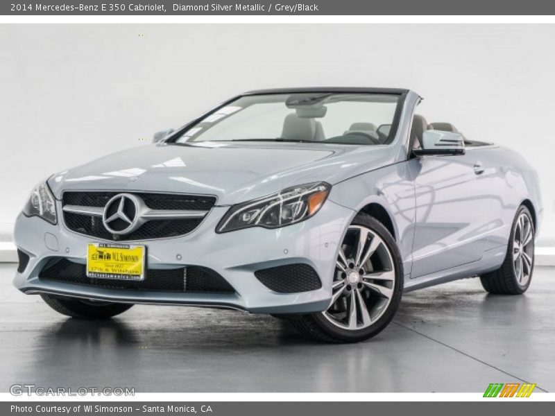 Diamond Silver Metallic / Grey/Black 2014 Mercedes-Benz E 350 Cabriolet