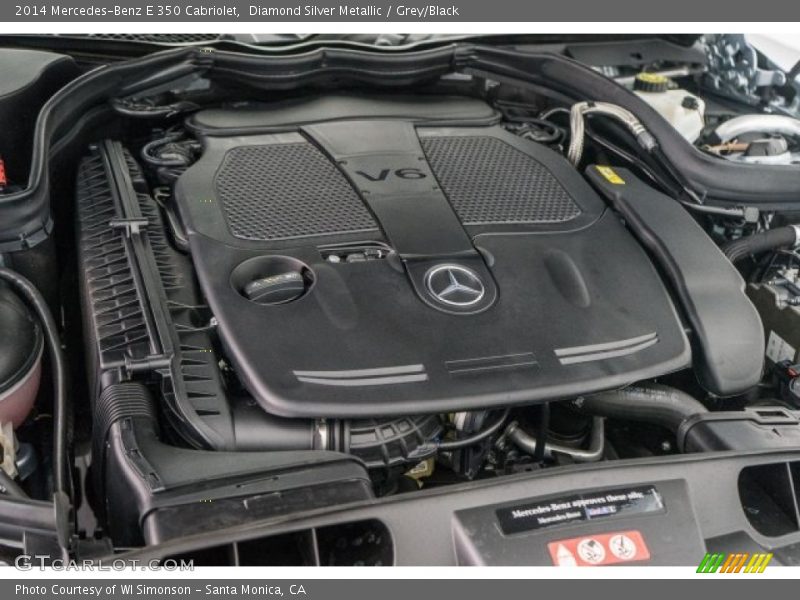 Diamond Silver Metallic / Grey/Black 2014 Mercedes-Benz E 350 Cabriolet