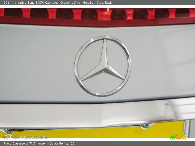 Diamond Silver Metallic / Grey/Black 2014 Mercedes-Benz E 350 Cabriolet